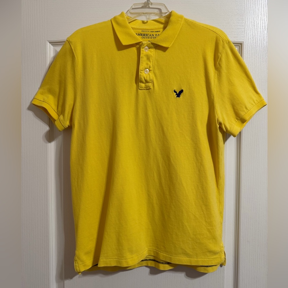 Men’s American Eagle Outfitters Bright Yellow Polo Shirt